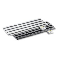 Serpillières microfibres abrasives (1 abrasive, 1 très abrasive)