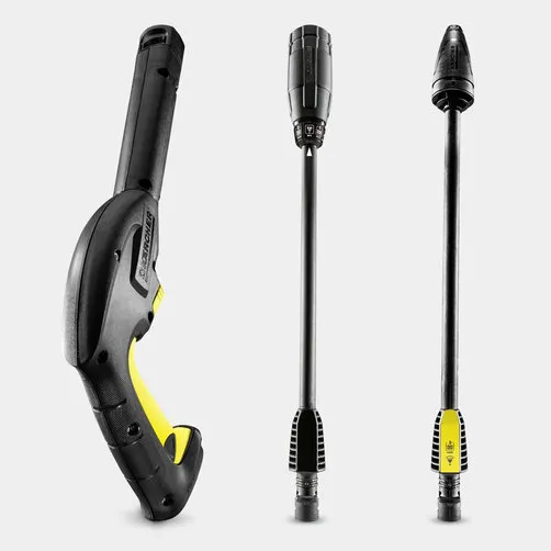 Spray gun and spray lances with Quick Connect