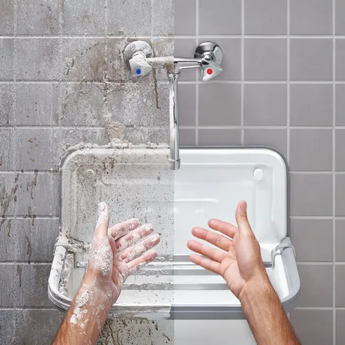 Efficacité de nettoyage accrue grâce à l'eau chaude